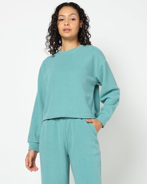 Yousta - Women Striped Regular Fit Sweatshirt