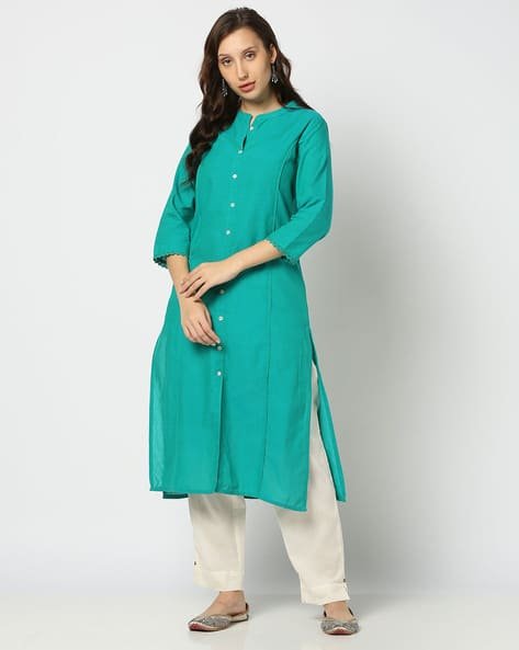 Yousta - Women Striped Straight Kurta