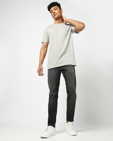 Yousta - Men Regular Fit Crew-Neck T-Shirt