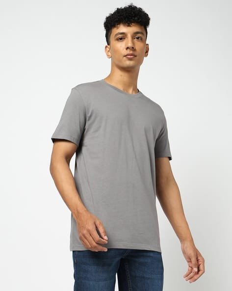 Yousta - Men Regular Fit Crew-Neck T-Shirt