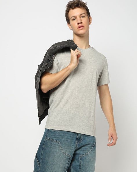 Yousta - Men Regular Fit Crew-Neck T-Shirt