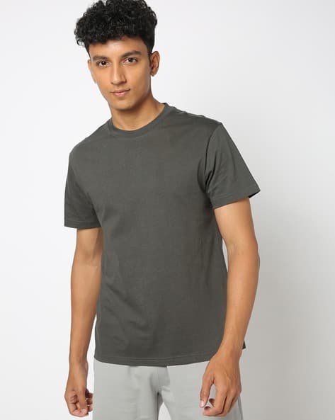 Yousta - Men Regular Fit Crew-Neck T-Shirt