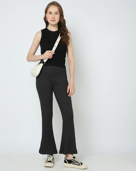 Yousta - Women Regular Fit Flat-Front Pants