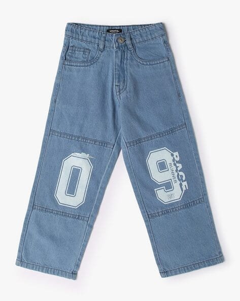 Yousta Kids - Boys Lightly Washed Straight Fit Jeans
