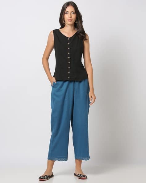 Yousta - Women Palazzos with Slip Pockets
