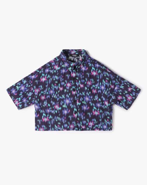 Yousta Kids - Girls All-Over Printed Boxy Fit Shirt