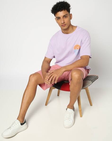 Yousta - Men Relaxed Fit Crew-Neck T-Shirt