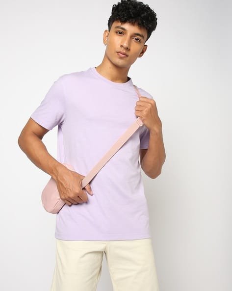 Yousta - Men Regular Fit Crew-Neck T-Shirt