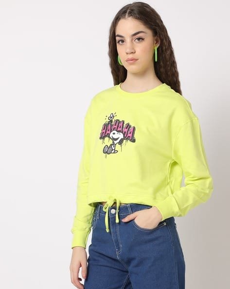 Yousta - Peanuts Print Slim Fit Sweatshirt
