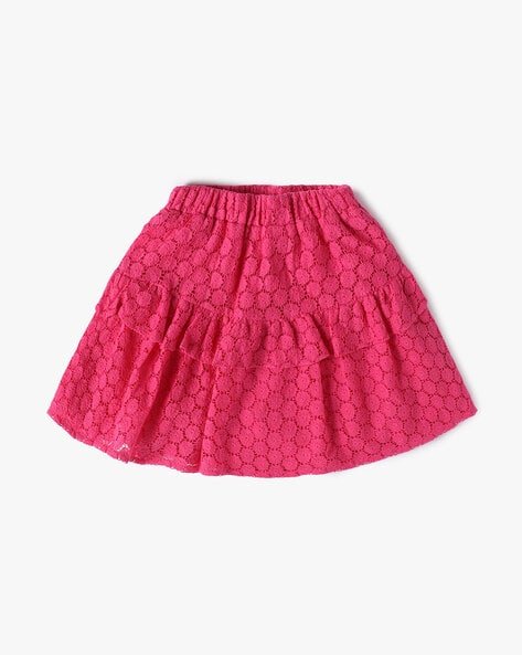 Yousta Kids - Girls Lace Tiered Skirt