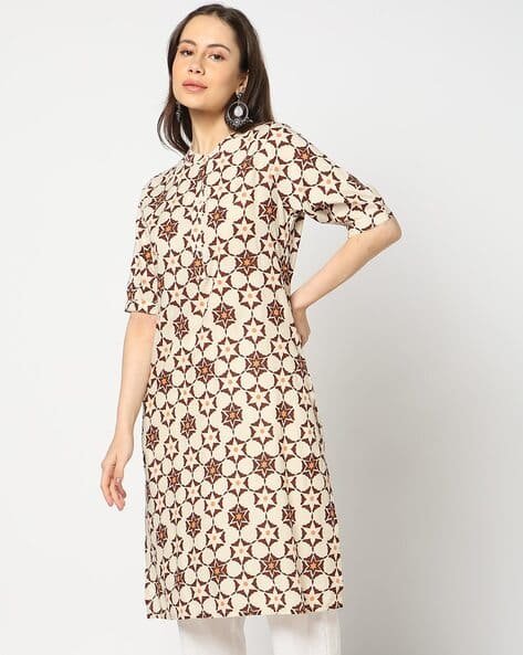 Yousta - Women Printed Straight Kurta