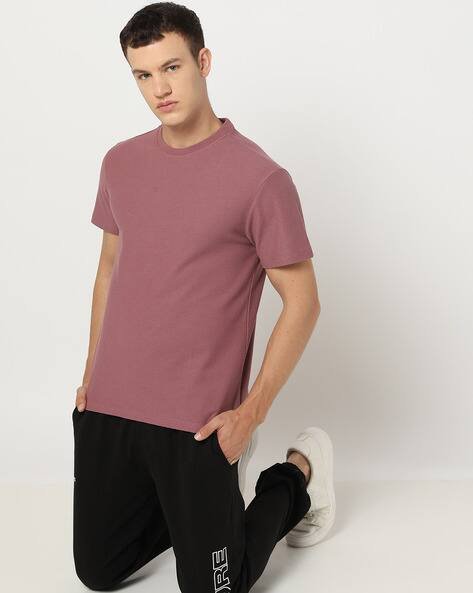 Yousta - Men Regular Fit Crew-Neck T-Shirt