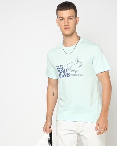 Yousta - Men Printed Regular Fit Crew-Neck T-Shirt