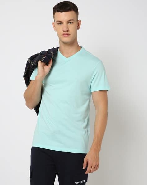 Yousta - Men Regular Fit V-Neck T-Shirt