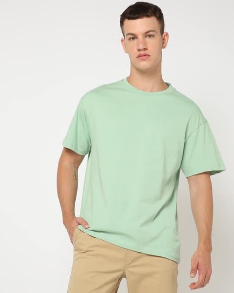 Yousta - Men Relaxed Fit Crew-Neck T-Shirt