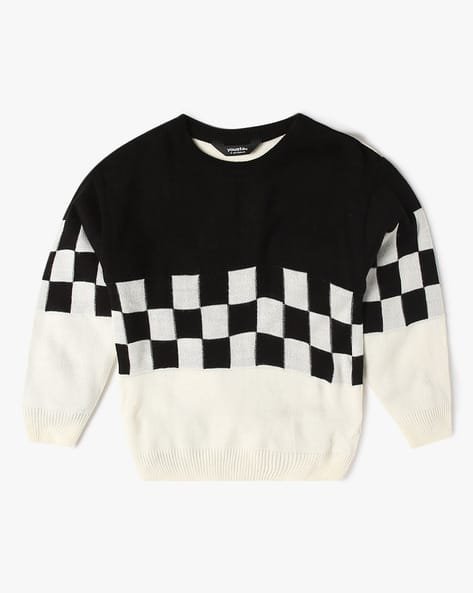 Yousta Kids - Boys Colourblock Regular Fit Sweater