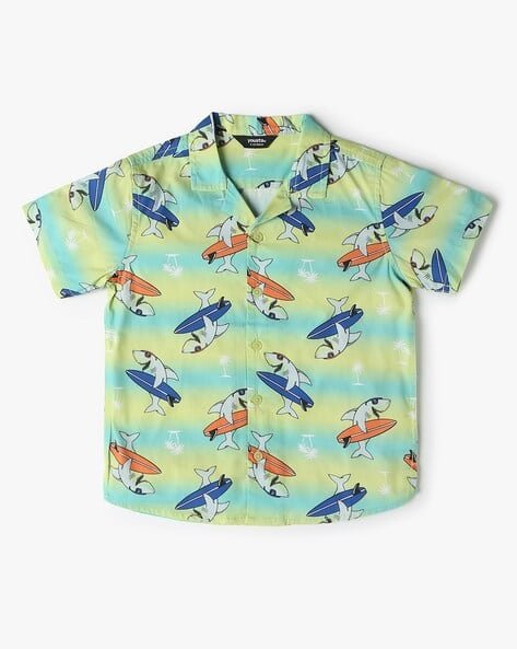 Yousta Kids - Boys Printed Regular Fit Shirt
