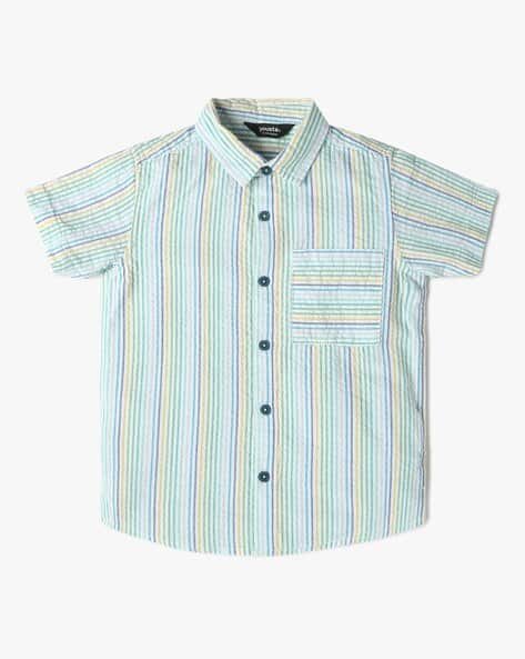 Yousta Kids - Boys Striped Relaxed Fit Shirt