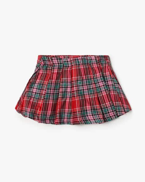 Yousta Kids - Girls Checked Flared Skirt