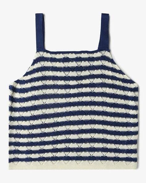 Yousta Kids - Girls Relaxed Fit Crochet Top