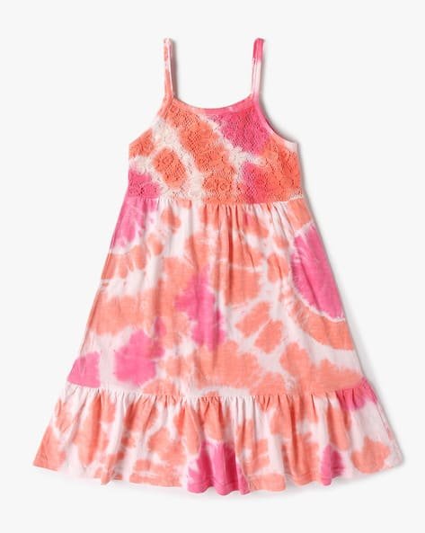Yousta Kids - Girls Tie & Dye A-Line Dress