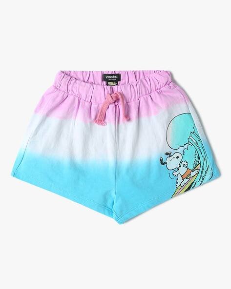 Yousta Kids - Girls Tie & Dye Regular Fit Shorts