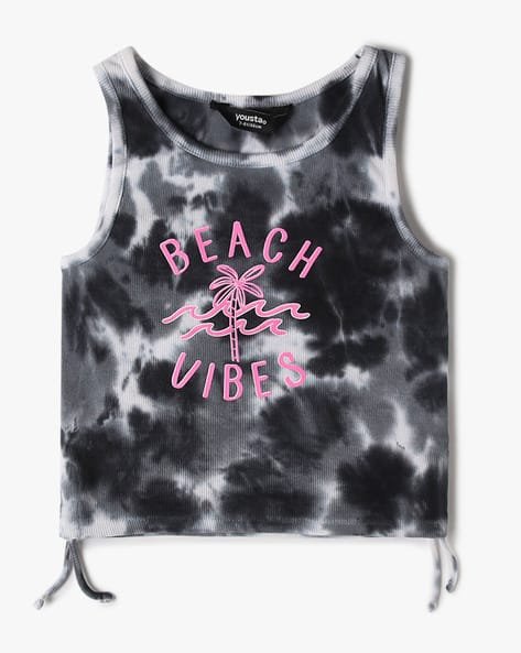 Yousta Kids - Girls Tie & Dye Round-Neck Top