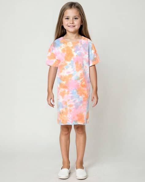 Yousta Kids - Girls Tie & Dye T-Shirt Dress