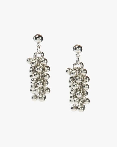 Yousta - Women Silver-Plated Dangler Earrings