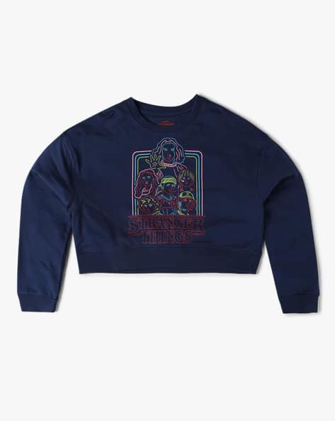 Yousta Kids - Girls Cartoon Print Regular Fit Sweatshirt