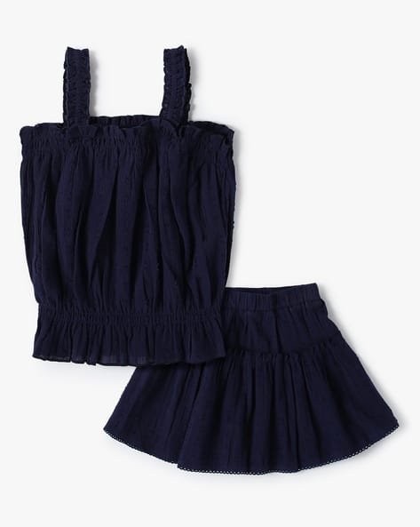 Yousta Kids - Girls Cotton Top with Skirt