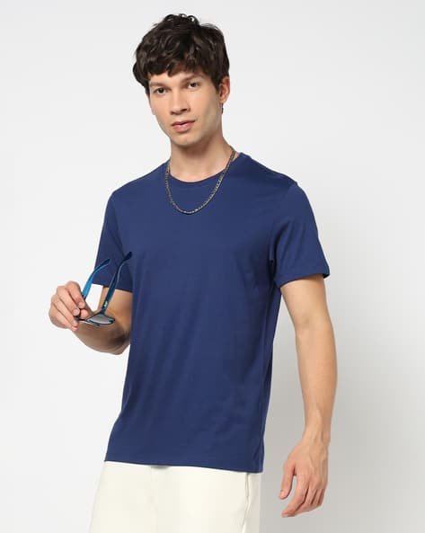 Yousta - Men Regular Fit Crew-Neck T-Shirt