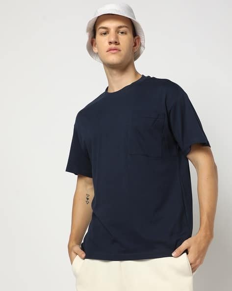 Yousta - Men Relaxed Fit Crew-Neck T-Shirt