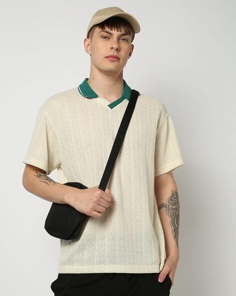 Yousta - Men Relaxed Fit Polo T-Shirt