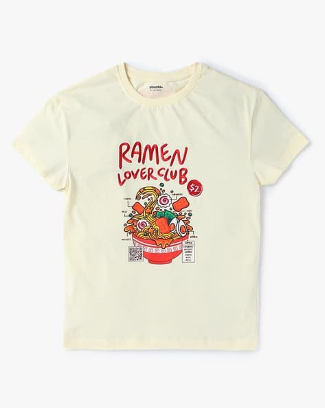 Yousta Kids - Girls Embroidered Oversized Crew-Neck T-Shirt