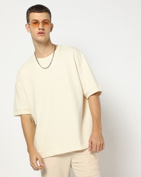 Yousta - Men Oversized Fit Crew-Neck T-Shirt