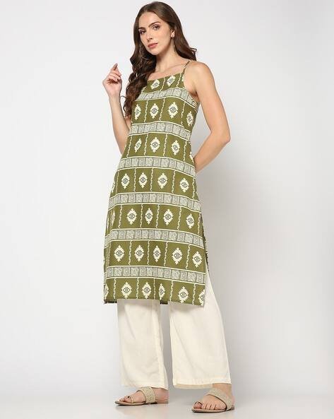 Yousta - Women Printed Straight Kurta