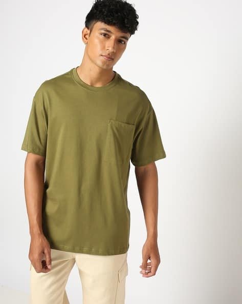 Yousta - Men Regular Fit Crew-Neck T-Shirt