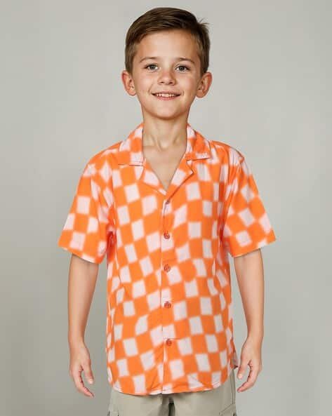 Yousta Kids - Boys Geometric Print Relaxed Fit