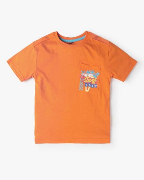 Yousta Kids - Boys Hot Wheels Print Regular Fit Crew-Neck T-Shirt
