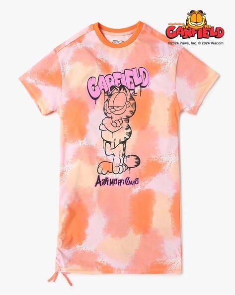Yousta Kids - Girls Garfield Print Shift Dress