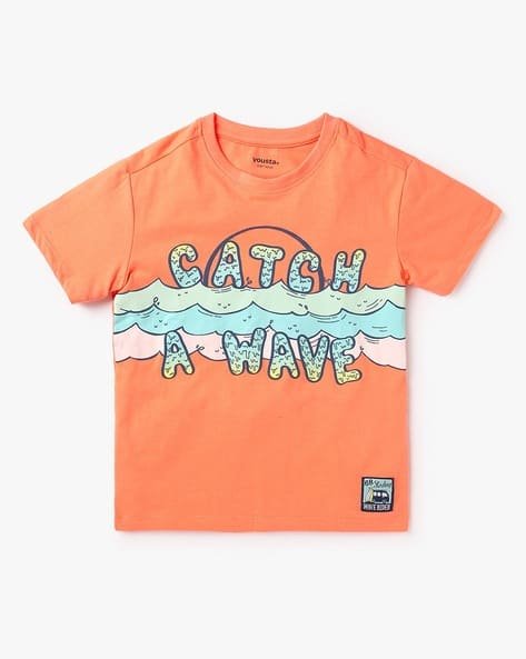 Yousta Kids - Boys Printed Regular Fit Crew-Neck T-Shirt