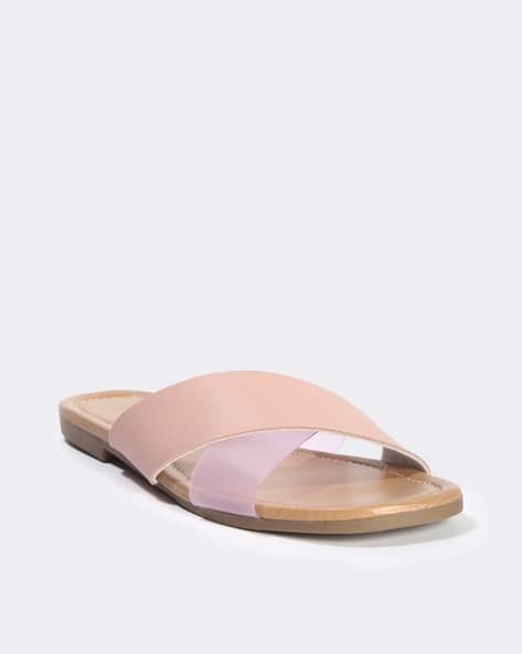 Yousta - Women Dual-Strap Slip-On Sandals