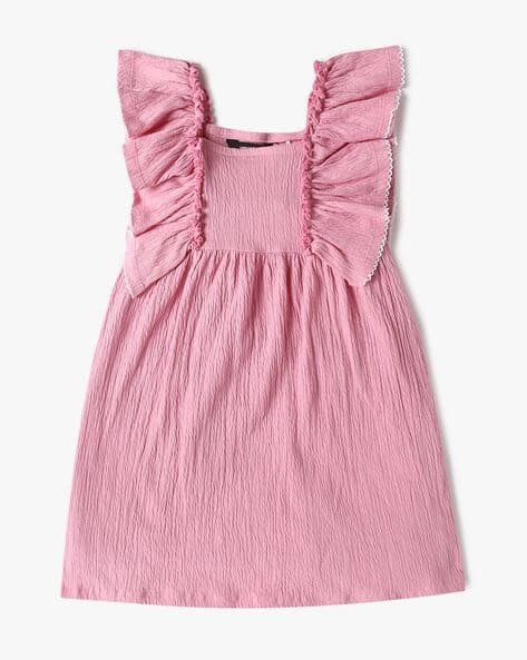Yousta Kids - Girls Crinkled A-Line Dress