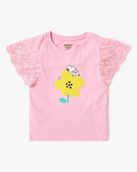 Yousta Kids - Girls Embellished T-Shirt