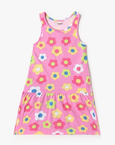 Yousta Kids - Girls Floral Flounce Dress