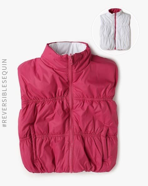 Yousta Kids - Girls Reversible Puffer Jacket