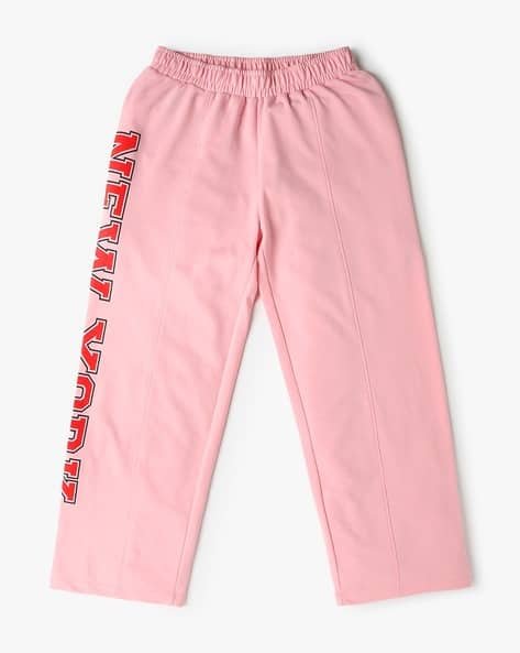 Yousta Kids - Girls Typographic Print Flared Track Pants