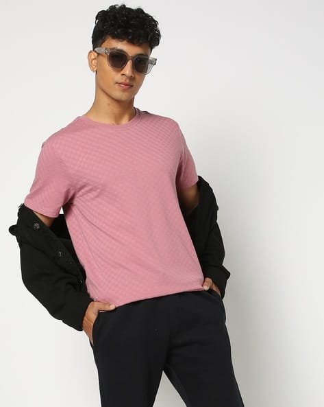 Yousta - Men Regular Fit Crew-Neck T-Shirt