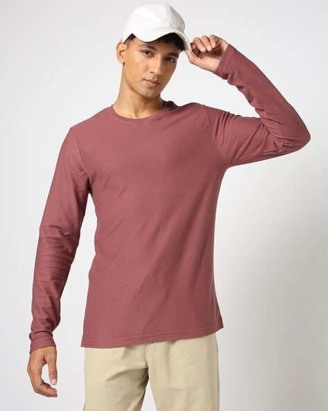 Yousta - Men Relaxed Fit Crew-Neck T-Shirt